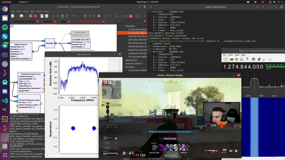 MyriadRF – OTA: Kimera Video Transmission